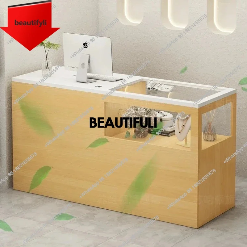 Glamour Salon Reception Desk Bar Counter Simple Luxury Unique Classic Professional Commercial Mostrador Commercial Furniture lll
Glamour Salon Reception Desk Bar Counter Simple Luxury Unique Classic Professional Commercial Mostrador Commercial Furniture lll