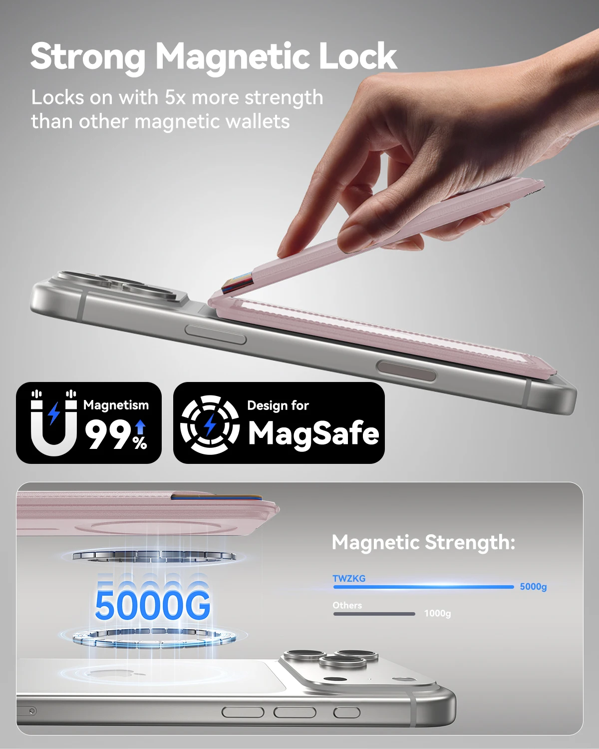 5 Card Holder MagSafe Leather Magnetic Wallet Built-in Stand For iPhone 12 To 17 Pro Max Plus Air Series
5 Card Holder MagSafe Leather Magnetic Wallet Built-in Stand For iPhone 12 To 17 Pro Max Plus Air Series