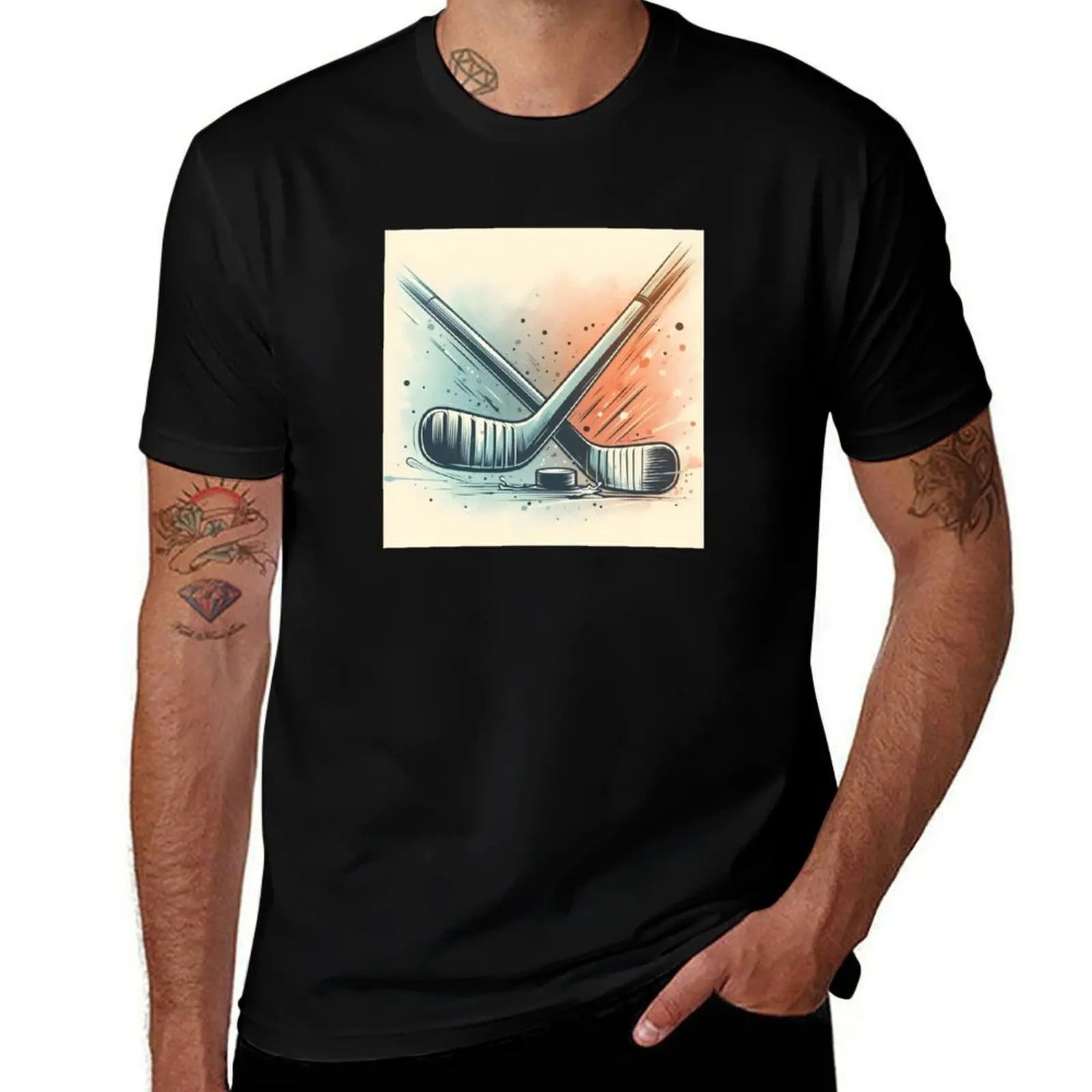 Hockey T-Shirt summer shirt Luxury man valentines clothes black t-shirts for men
Hockey T-Shirt summer shirt Luxury man valentines clothes black t-shirts for men