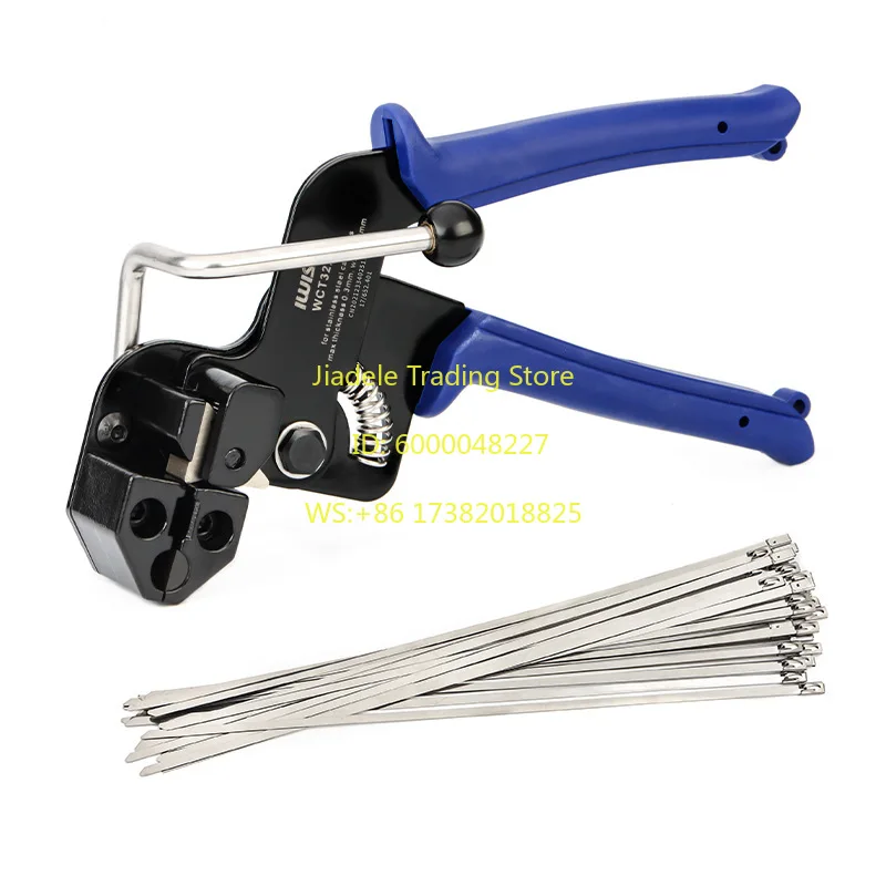 304 stainless steel cable tie pliers WCT-322 self-locking steel cable tie tightener tie
304 stainless steel cable tie pliers WCT-322 self-locking steel cable tie tightener tie