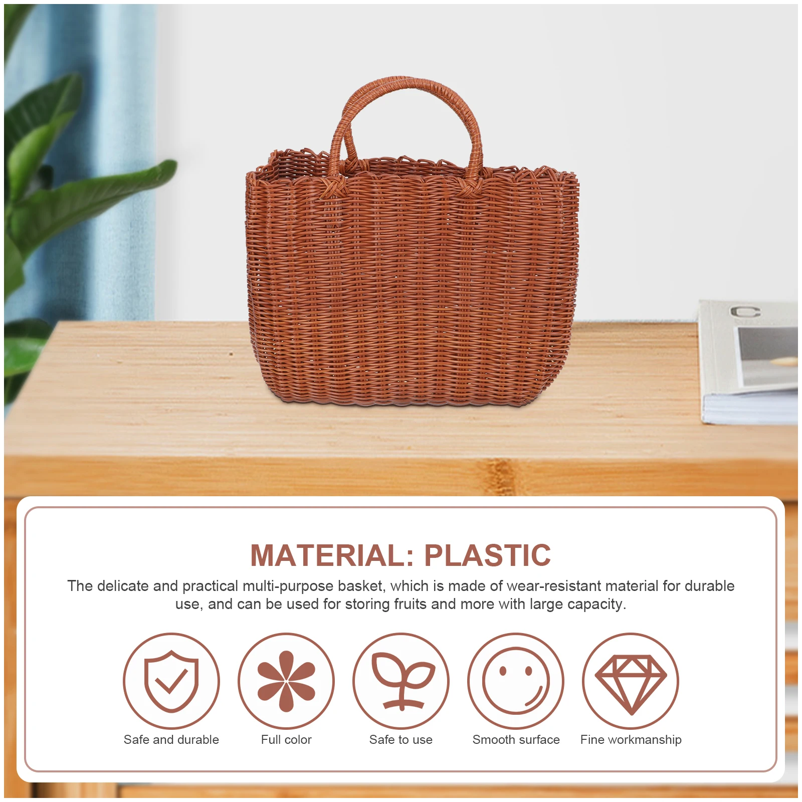 Multifunctional Shopping Grocery Basket Woven Handmade Storage Fruits Vegetable Portable Outdoor Picnic Bath Decorative
Multifunctional Shopping Grocery Basket Woven Handmade Storage Fruits Vegetable Portable Outdoor Picnic Bath Decorative