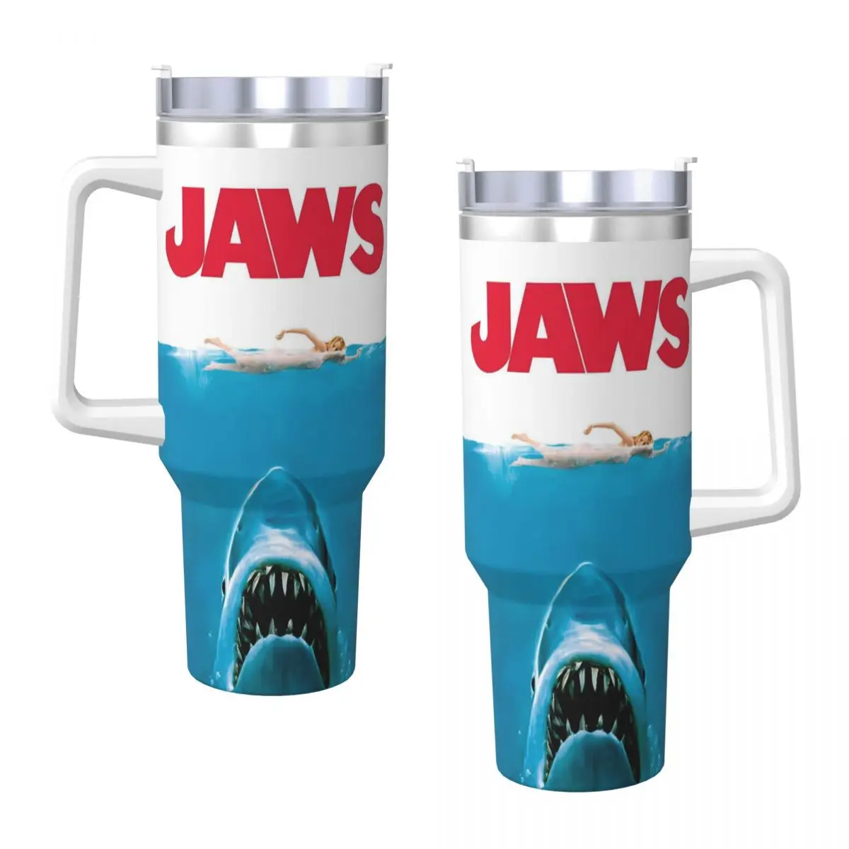 Jaws 50th Anniversary Car Mugs With Straws Camping Cold Drink Water Bottle Insulated Large Capacity Coffee Mug
Jaws 50th Anniversary Car Mugs With Straws Camping Cold Drink Water Bottle Insulated Large Capacity Coffee Mug