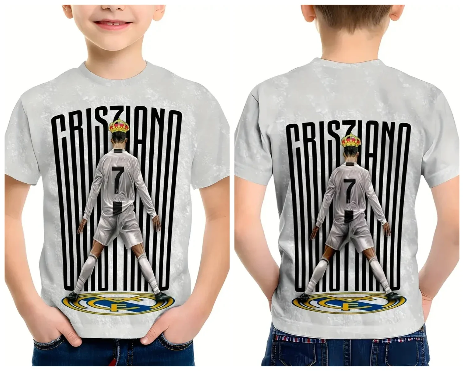 2025 Мужская футболка с 3D принтом футбольного персонажа для повседневного, слегка эластичная и дышащая летняя уличная детская одежда
2025 Мужская футболка с 3D принтом футбольного персонажа для повседневного, слегка эластичная и дышащая летняя уличная детская одежда