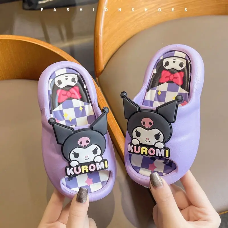 Summer My Melody Anime Kawaii Children Ins Slippers Cute Cartoon Kuromi Y2K Princess Bath Non-Slip Shoes Gifts for Kids
Summer My Melody Anime Kawaii Children Ins Slippers Cute Cartoon Kuromi Y2K Princess Bath Non-Slip Shoes Gifts for Kids