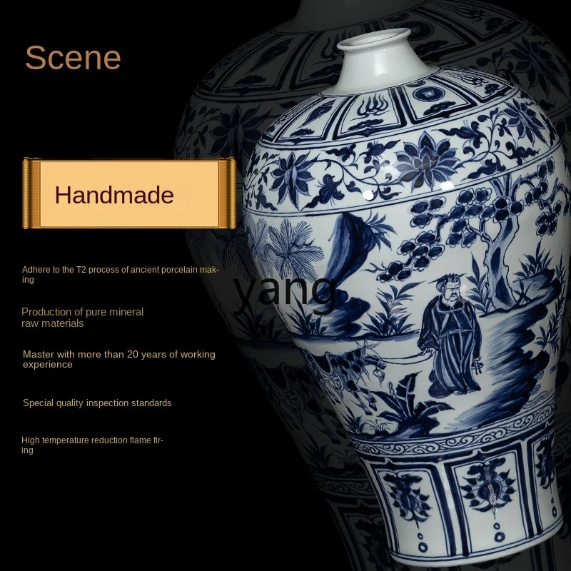 CX Plum Vase Hand-Painted Xiao He Yuanyun Han Xin Living Room Porcelain Ornaments
CX Plum Vase Hand-Painted Xiao He Yuanyun Han Xin Living Room Porcelain Ornaments