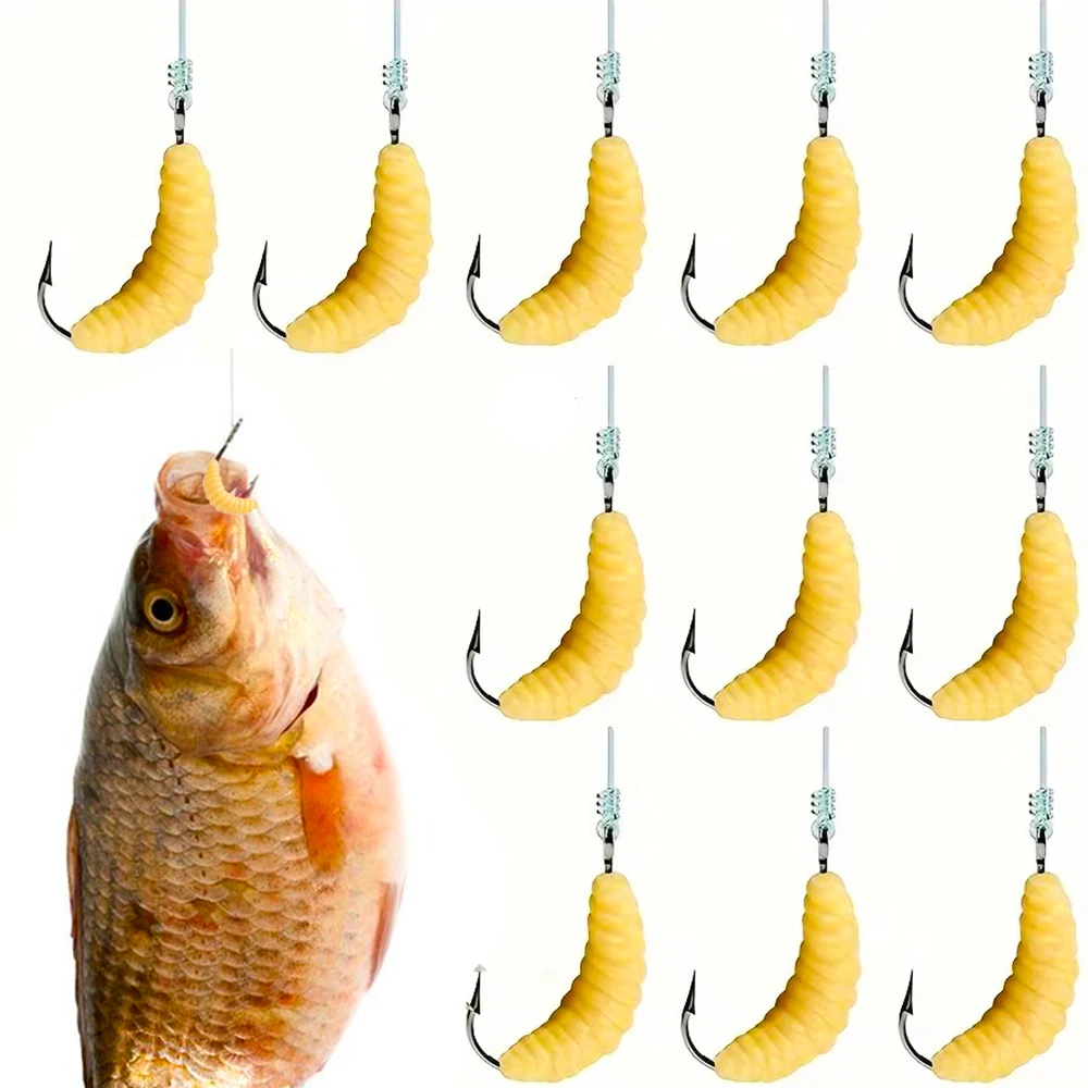 100/24/10pcs Soft Worms, Mealworms, Maggots, Baits, Fishing Baits, Small Fish Baits,Fishing, Artificial Baits, Hookless Mealworm
100/24/10pcs Soft Worms, Mealworms, Maggots, Baits, Fishing Baits, Small Fish Baits,Fishing, Artificial Baits, Hookless Mealworm