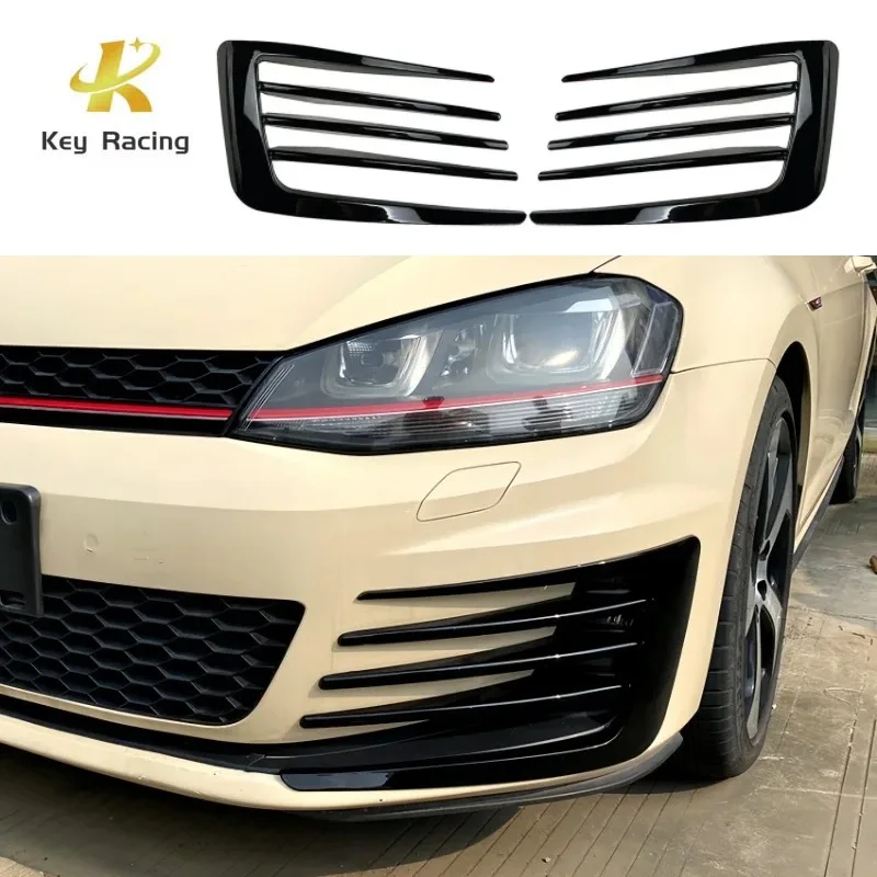 Car Front Bumper Fog Light Cover For Volkswagen Golf 7 MK7 GTI GTD 2013-2016 Front Side Vent Grille Cover Wind Knife Canard Fins
Car Front Bumper Fog Light Cover For Volkswagen Golf 7 MK7 GTI GTD 2013-2016 Front Side Vent Grille Cover Wind Knife Canard Fins