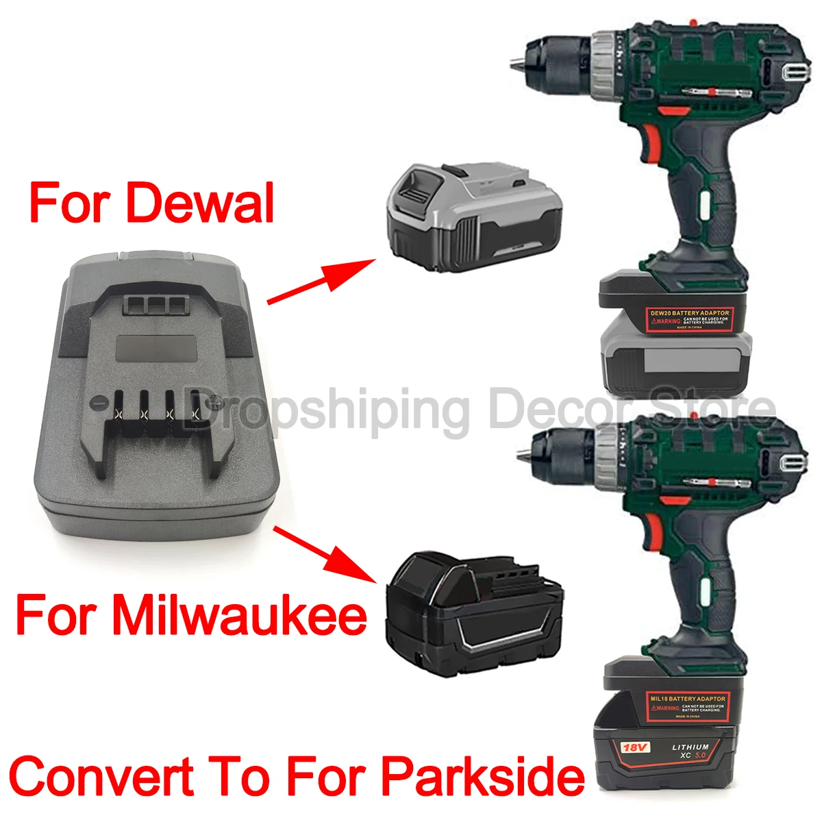Battery Adapter Converter For Dewal/Milwaukee 18/20V Lithium-ion Battery Convert to for Parkside 20V Lithium Battery Power Tool
Battery Adapter Converter For Dewal/Milwaukee 18/20V Lithium-ion Battery Convert to for Parkside 20V Lithium Battery Power Tool
