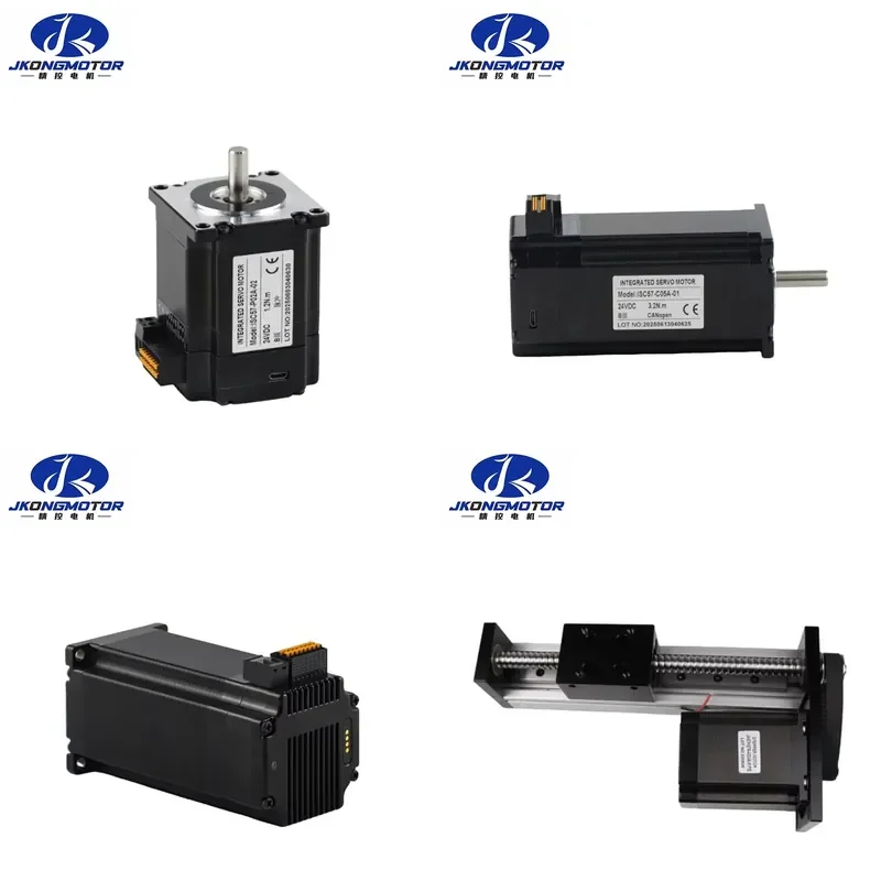 Jkongmotor JKISC57-P5A3 2.8N.m Nema 23 RS485 CANopen Integrated Step-Servo Stepper Motor for Filling Machine
Jkongmotor JKISC57-P5A3 2.8N.m Nema 23 RS485 CANopen Integrated Step-Servo Stepper Motor for Filling Machine