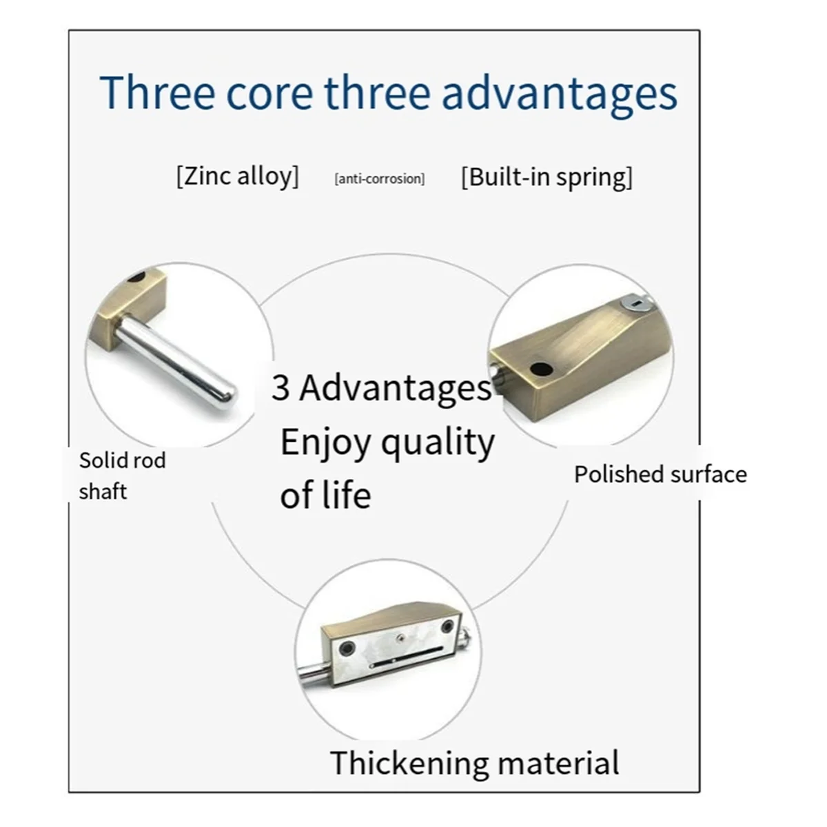 Highly Recommended.Revolving Door Latch Door Lock Double Door Spring Latch Anti-Theft B
Highly Recommended.Revolving Door Latch Door Lock Double Door Spring Latch Anti-Theft B