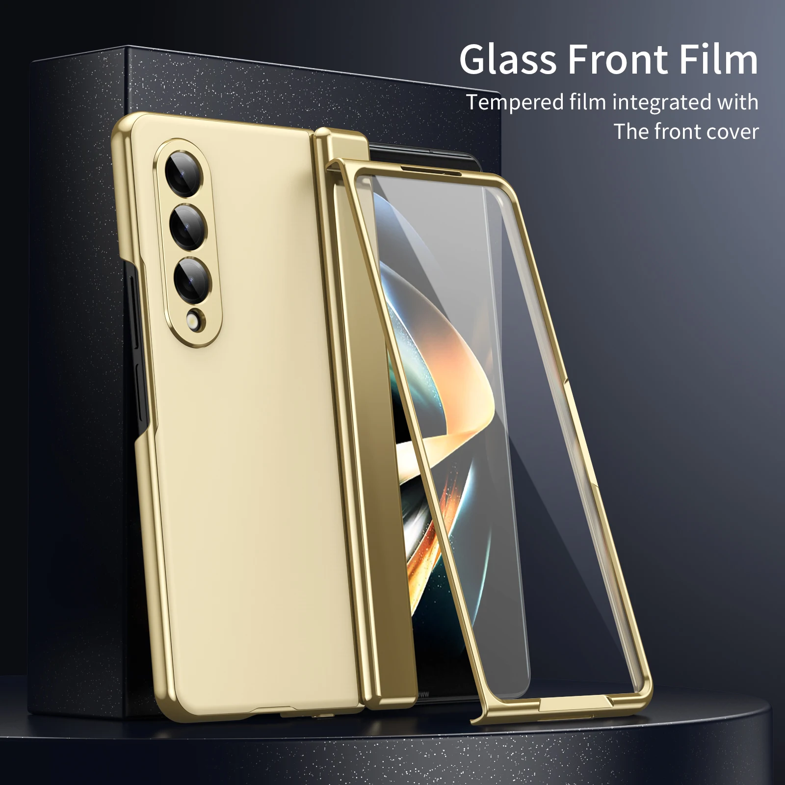 AG Frosted Phone Case For Samsung Galaxy Z Fold 3 4 5G Anti-Drop 360 Full coverage Glass Front Film Simple Funda Hinged Covers
AG Frosted Phone Case For Samsung Galaxy Z Fold 3 4 5G Anti-Drop 360 Full coverage Glass Front Film Simple Funda Hinged Covers