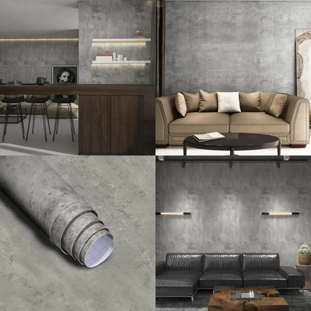 Сверхширокие светло-серые обои под бетон, самоклеящиеся – водонепроницаемые, съемные виниловые для промышленных помещений
Сверхширокие светло-серые обои под бетон, самоклеящиеся – водонепроницаемые, съемные виниловые для промышленных помещений