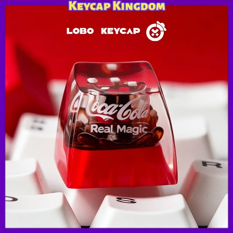 Coca-Cola series keycaps Epoxy mechanical keyboard caps Single personality cute custom resin can replace ESC
Coca-Cola series keycaps Epoxy mechanical keyboard caps Single personality cute custom resin can replace ESC