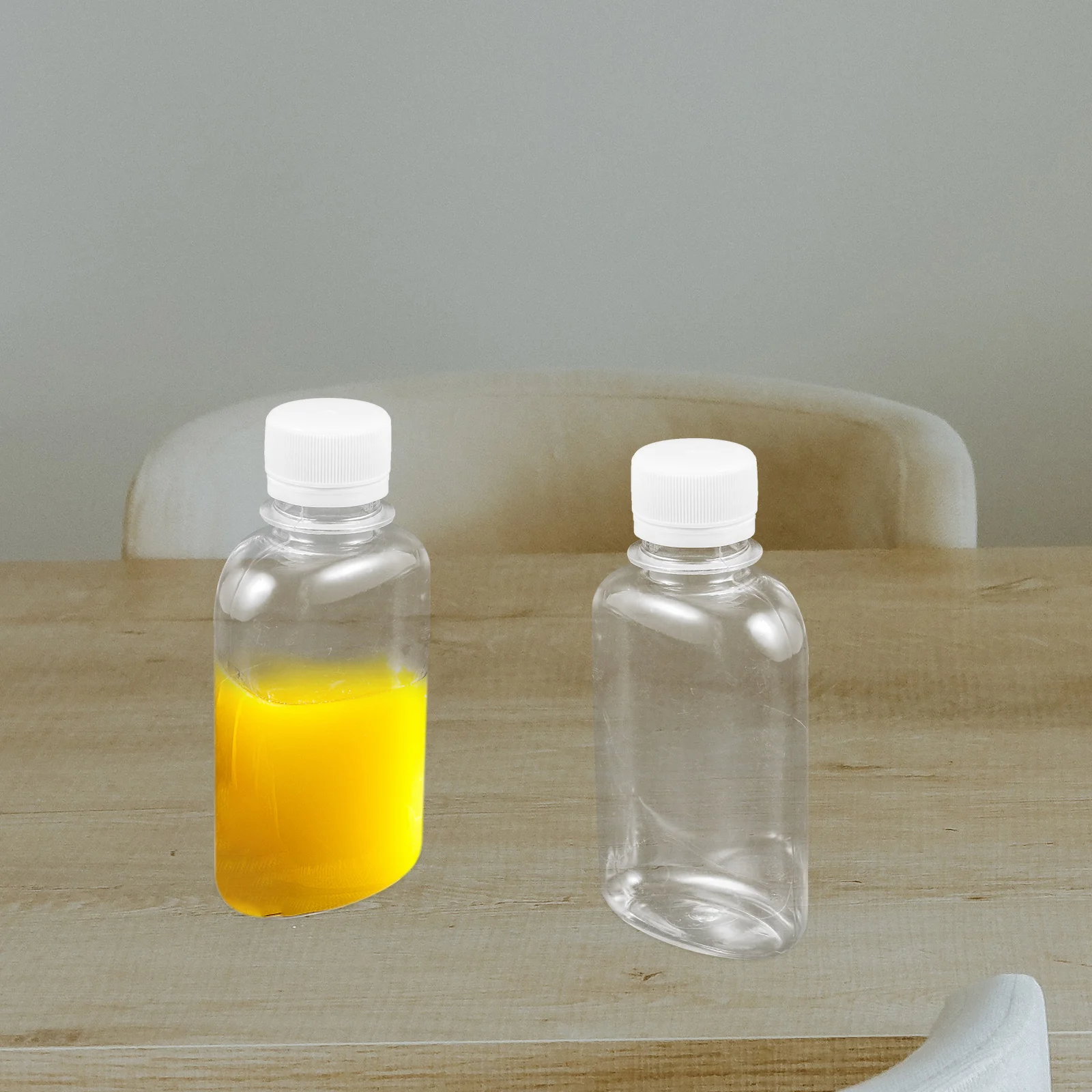 10pcs Reusable Juice Empty Beverage Bottles Leakproof Cap Portable Plastic Water Bottles For Drinks Milk Tea Party 150Ml
10pcs Reusable Juice Empty Beverage Bottles Leakproof Cap Portable Plastic Water Bottles For Drinks Milk Tea Party 150Ml