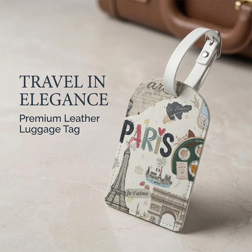 Paris Themed Luggage Tag Featuring Eiffel of Waterproof PU Material It Perfectly Fits Suitcases Backpacks Tote Bags Crossbody
Paris Themed Luggage Tag Featuring Eiffel of Waterproof PU Material It Perfectly Fits Suitcases Backpacks Tote Bags Crossbody