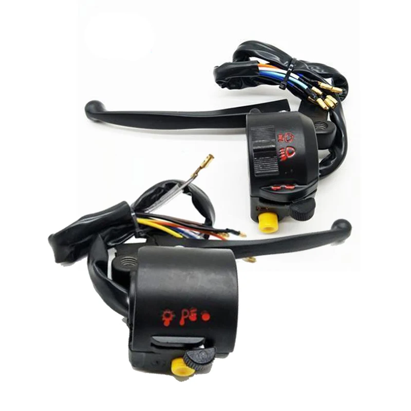 Motorcycle Handle Switches Left Brake Right Clutch Lights Control Levers for Honda Jialing Dayang Lifan JH90 JH70 C70cc-90cc
Motorcycle Handle Switches Left Brake Right Clutch Lights Control Levers for Honda Jialing Dayang Lifan JH90 JH70 C70cc-90cc