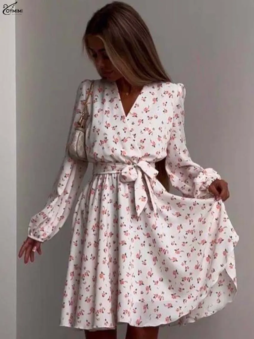 Oymimi Fashion White Print Womens Dresses Elegant V-Neck Long Sleeve Lace-Up Dresses Autumn Casual Pleated Mini Dress Streetwear
Oymimi Fashion White Print Womens Dresses Elegant V-Neck Long Sleeve Lace-Up Dresses Autumn Casual Pleated Mini Dress Streetwear
