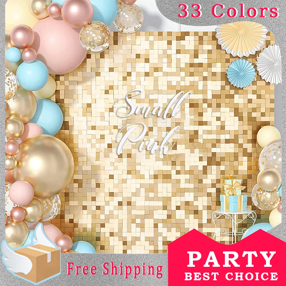 SmallPink 6-18 шт., золотой цвет, Фотофон для дня рождения, свадьбы, Витрины Магазина, блестящая стена
SmallPink 6-18 шт., золотой цвет, Фотофон для дня рождения, свадьбы, Витрины Магазина, блестящая стена