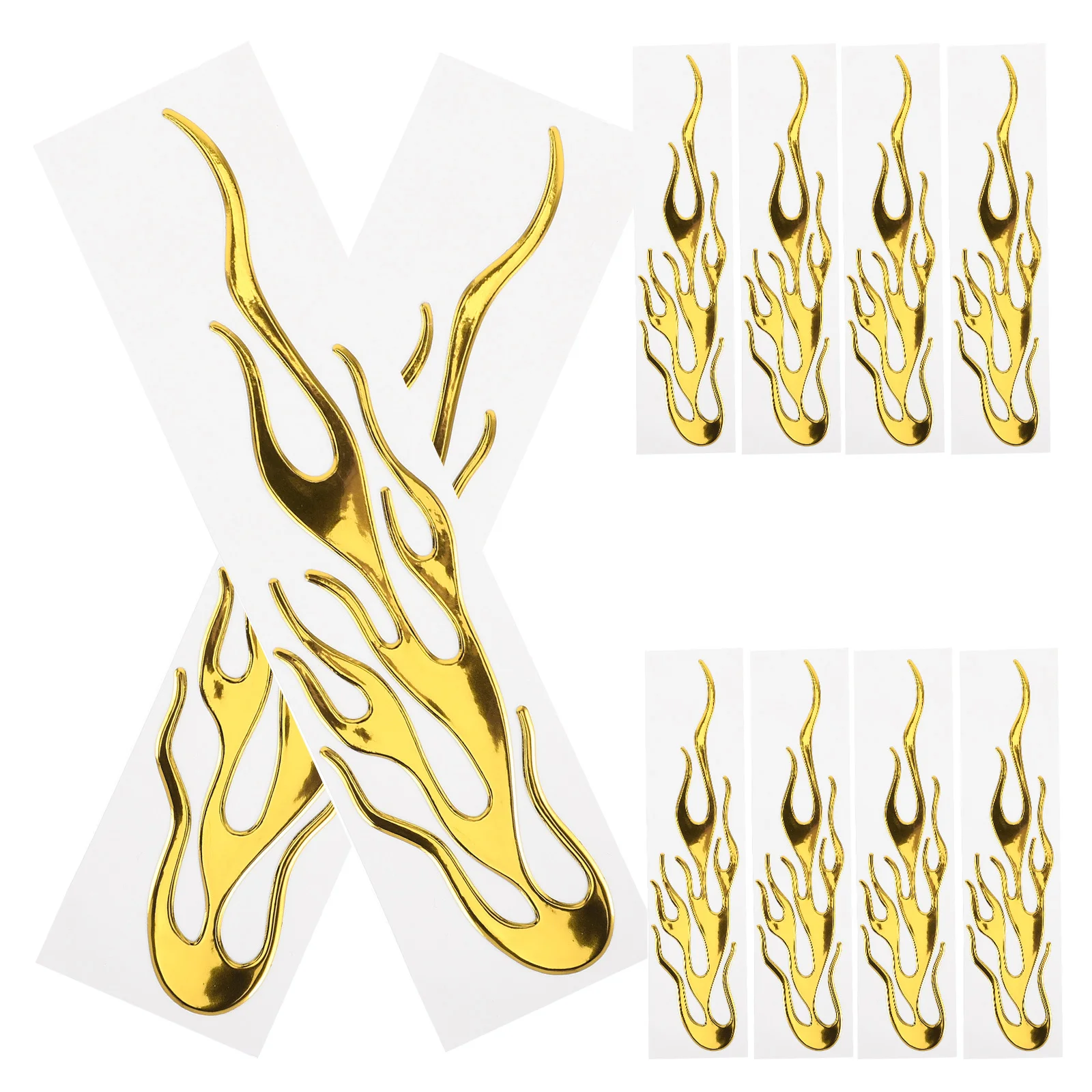 10Pcs Decorative Vehicle Decal Flame Style Motorcycle Sticker Strong Adhesion PVC Car Bike Auto Sticker Set Scratch Resistant
10Pcs Decorative Vehicle Decal Flame Style Motorcycle Sticker Strong Adhesion PVC Car Bike Auto Sticker Set Scratch Resistant