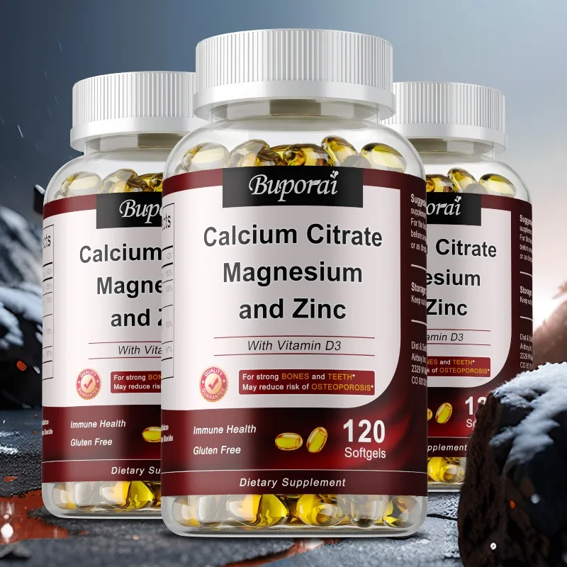 Calcium Citrate Magnesium and Zinc - Improves Mood, Promotes Cell Growth, Supports Bones,Joint and Nerve Health,Improve Immunity
Calcium Citrate Magnesium and Zinc - Improves Mood, Promotes Cell Growth, Supports Bones,Joint and Nerve Health,Improve Immunity