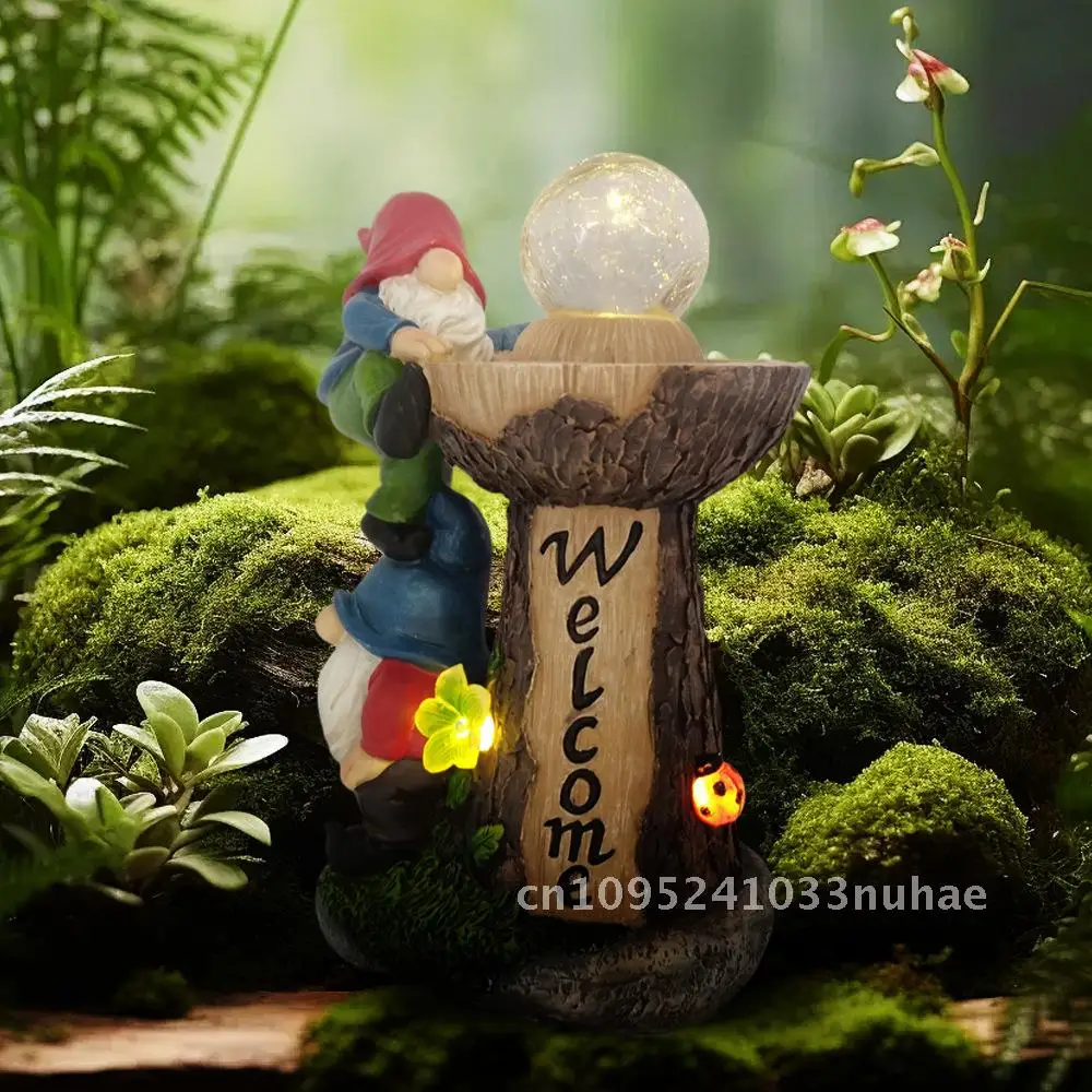 Dwarfs Outdoor Solar Resin Crafts Crack Glass Ball Garden Ornaments
Dwarfs Outdoor Solar Resin Crafts Crack Glass Ball Garden Ornaments