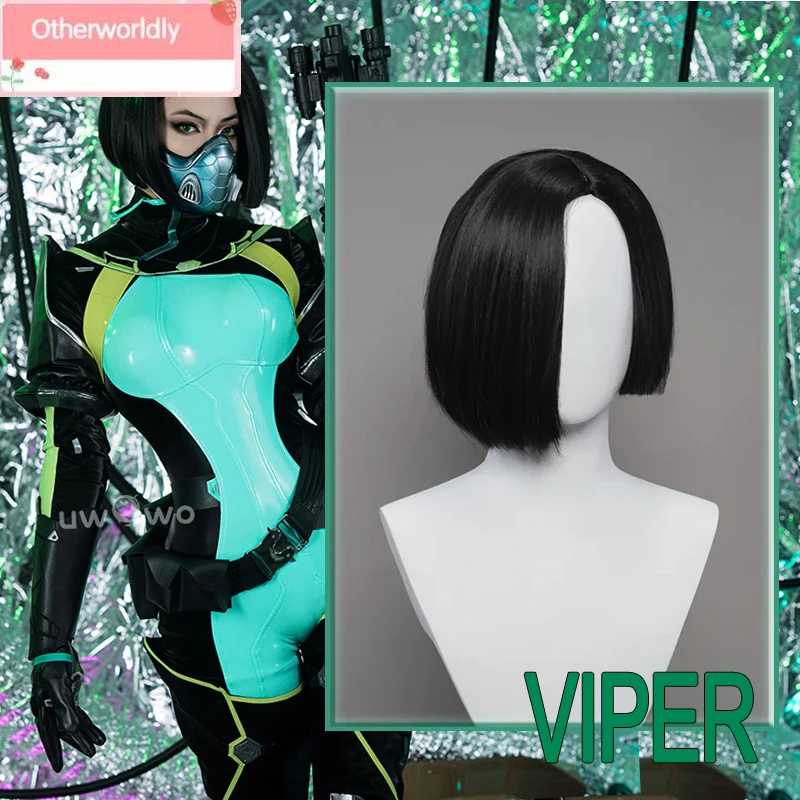 Парик для косплея Valorantt Viper, короткие черные волосы для Хэллоуина, косплей
Парик для косплея Valorantt Viper, короткие черные волосы для Хэллоуина, косплей