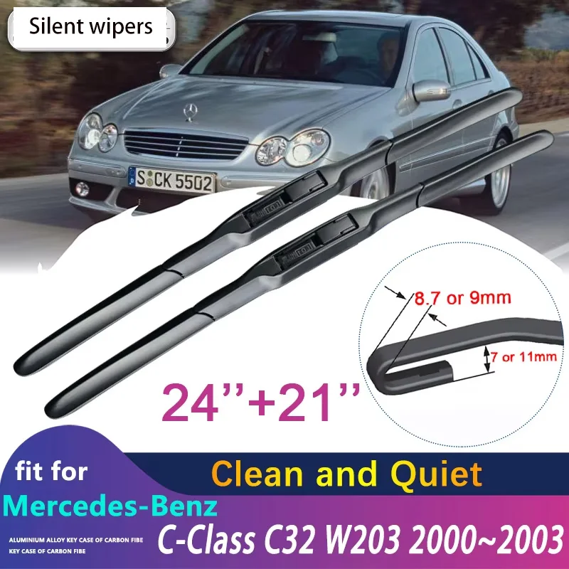 for Mercedes-Benz C-Class C32 W203 2000~2003 2001 2002 Front Window Windscreen Windshield Wipers Car Wiper Blade Car Accessories
for Mercedes-Benz C-Class C32 W203 2000~2003 2001 2002 Front Window Windscreen Windshield Wipers Car Wiper Blade Car Accessories