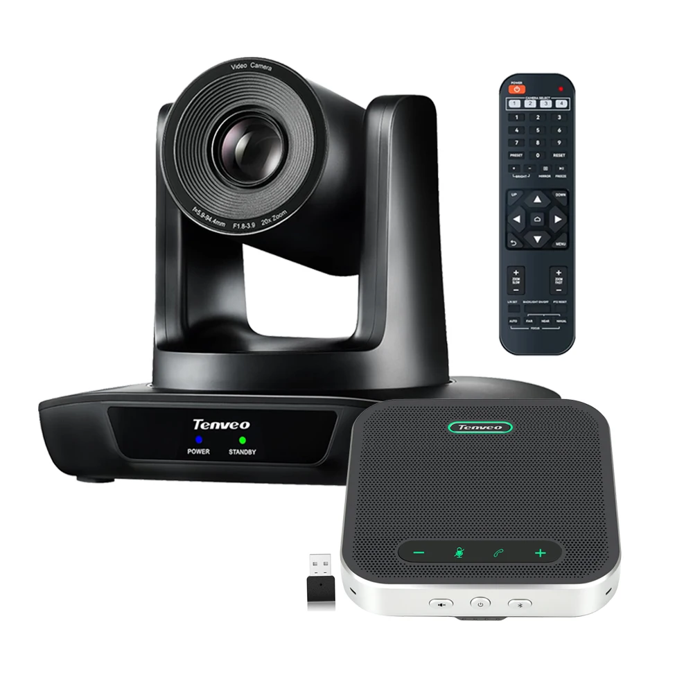 3x/12x/20x Zoom PTZ Conference Camera USB3.0 HDMI Video Output Camera + M2B /Wireless Speakerphone 5m Pickup Range
3x/12x/20x Zoom PTZ Conference Camera USB3.0 HDMI Video Output Camera + M2B /Wireless Speakerphone 5m Pickup Range