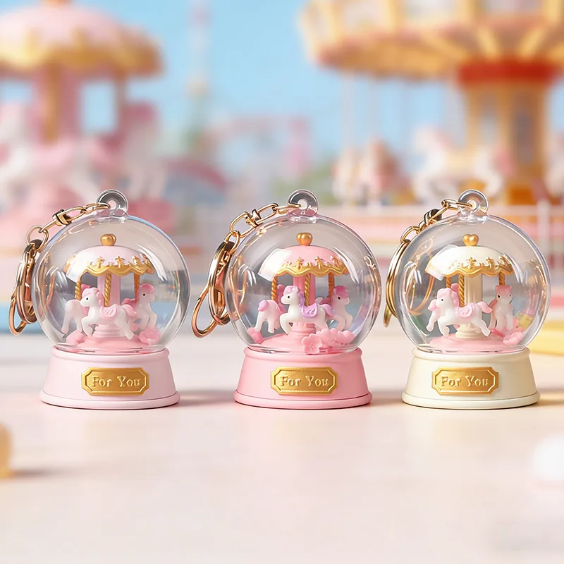 Spring Paradise Carousel Blind Box Crystal Ball Mini Figurine Key Chain Desktop Ornament Tabletop Decoration Birthday Gift
Spring Paradise Carousel Blind Box Crystal Ball Mini Figurine Key Chain Desktop Ornament Tabletop Decoration Birthday Gift