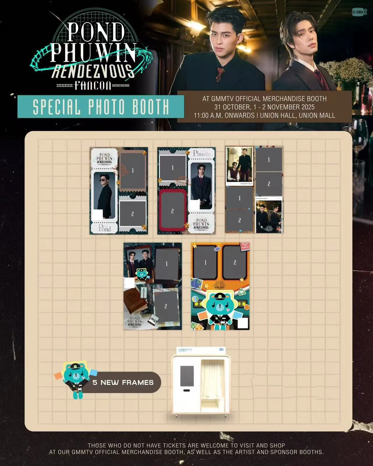 Official Gmmtv Thai Star Pondphuwin Pond Phuwin We Are Fish Upon The Sky Rendezvous Fancon Special Photo Booth
Official Gmmtv Thai Star Pondphuwin Pond Phuwin We Are Fish Upon The Sky Rendezvous Fancon Special Photo Booth