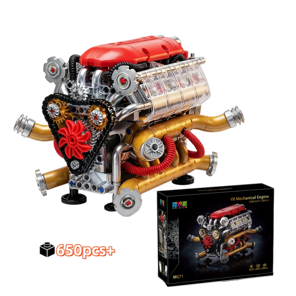 650pcs New mechanical simulation SP3 sports car V8 engine building block model assembly boy toy children's holiday gifts
650pcs New mechanical simulation SP3 sports car V8 engine building block model assembly boy toy children's holiday gifts