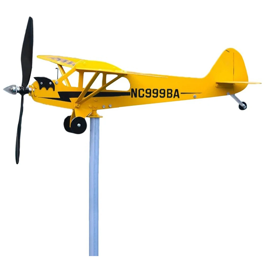 Metal Airplane Weather Vane 20x18cm Durable Wind Direction Indicator Roof Garden Lawn Shed Ornament Spinner Patio Sign Yard
Metal Airplane Weather Vane 20x18cm Durable Wind Direction Indicator Roof Garden Lawn Shed Ornament Spinner Patio Sign Yard