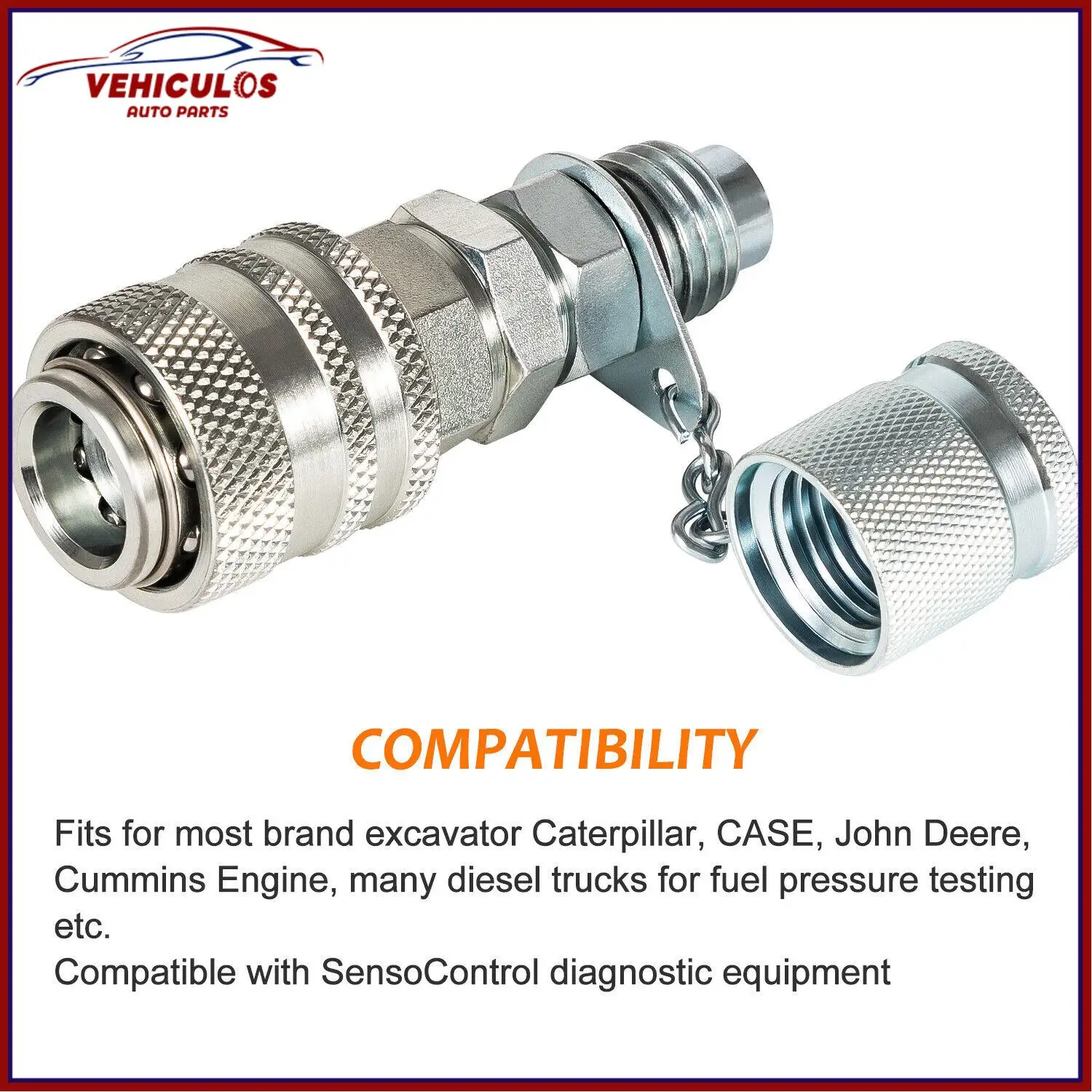 Hydraulic Pressure Test Quick Connector 6000PSI 400BAR G1 8 Fits Cat CASE JD PD Series Coupler
Hydraulic Pressure Test Quick Connector 6000PSI 400BAR G1 8 Fits Cat CASE JD PD Series Coupler