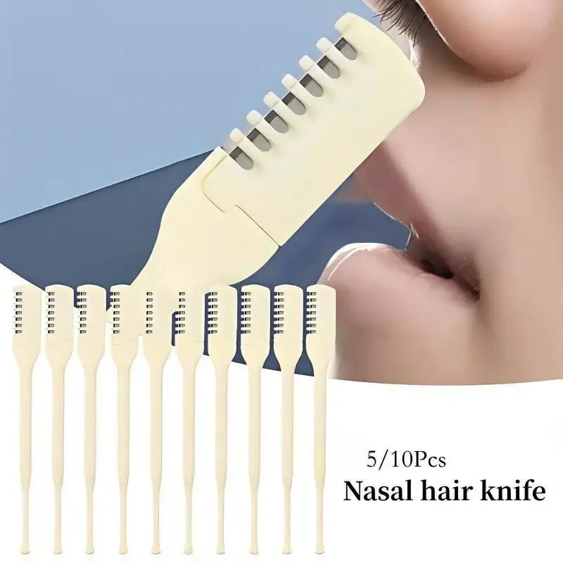 5/10Pcs 360°Rotating Nose Hair Trimmer (Manual) Unisex Nose Hair Trimmer+Eyebrow Thinning And Trimming 2-in-1 Tool New Thinning
5/10Pcs 360°Rotating Nose Hair Trimmer (Manual) Unisex Nose Hair Trimmer+Eyebrow Thinning And Trimming 2-in-1 Tool New Thinning