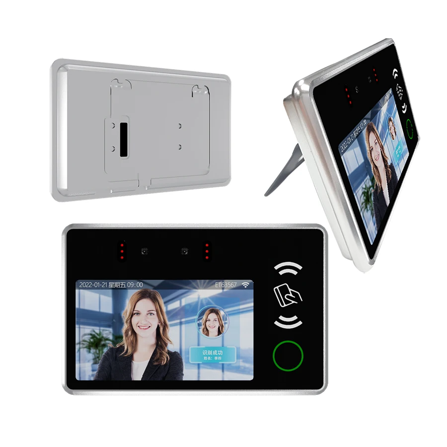 July005 5-inch Face Recognition Devices Touchscreen Time Attendance Machine Fingerprint Facial Authentication Access Control
July005 5-inch Face Recognition Devices Touchscreen Time Attendance Machine Fingerprint Facial Authentication Access Control