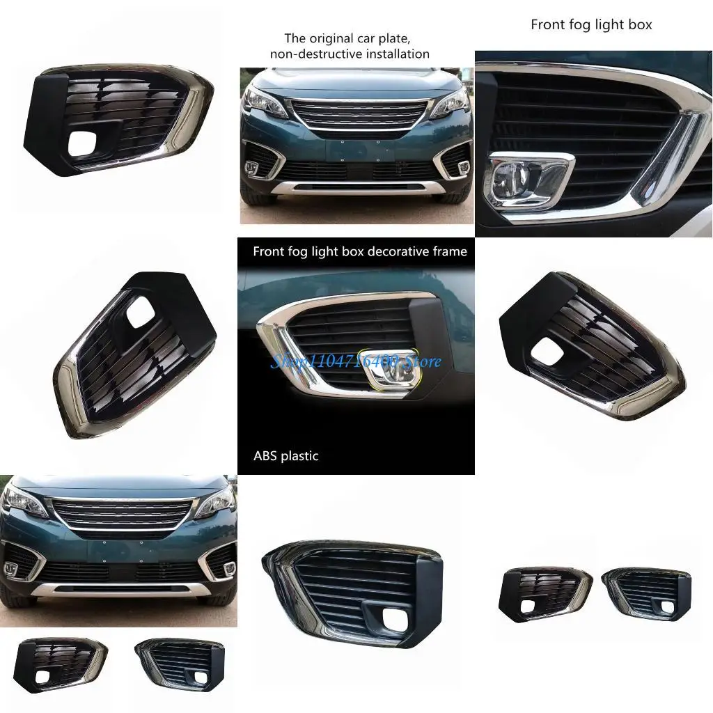 y1gd Car Front Bumper Fog Light Cover Trim Hood Lid Bezel Accessories ABS Durable Compatible for 5008 16119191980 16119192080
y1gd Car Front Bumper Fog Light Cover Trim Hood Lid Bezel Accessories ABS Durable Compatible for 5008 16119191980 16119192080