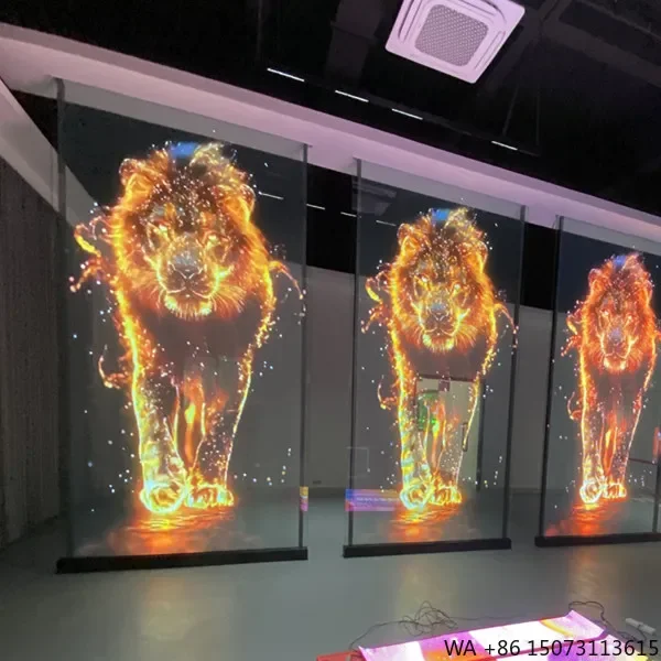 P2.6 P2.8 P3.9 Super Thin Transparent LED Display Panel Ultra-High Brightness for 4S Showroom Glass Showcase Advertising
P2.6 P2.8 P3.9 Super Thin Transparent LED Display Panel Ultra-High Brightness for 4S Showroom Glass Showcase Advertising