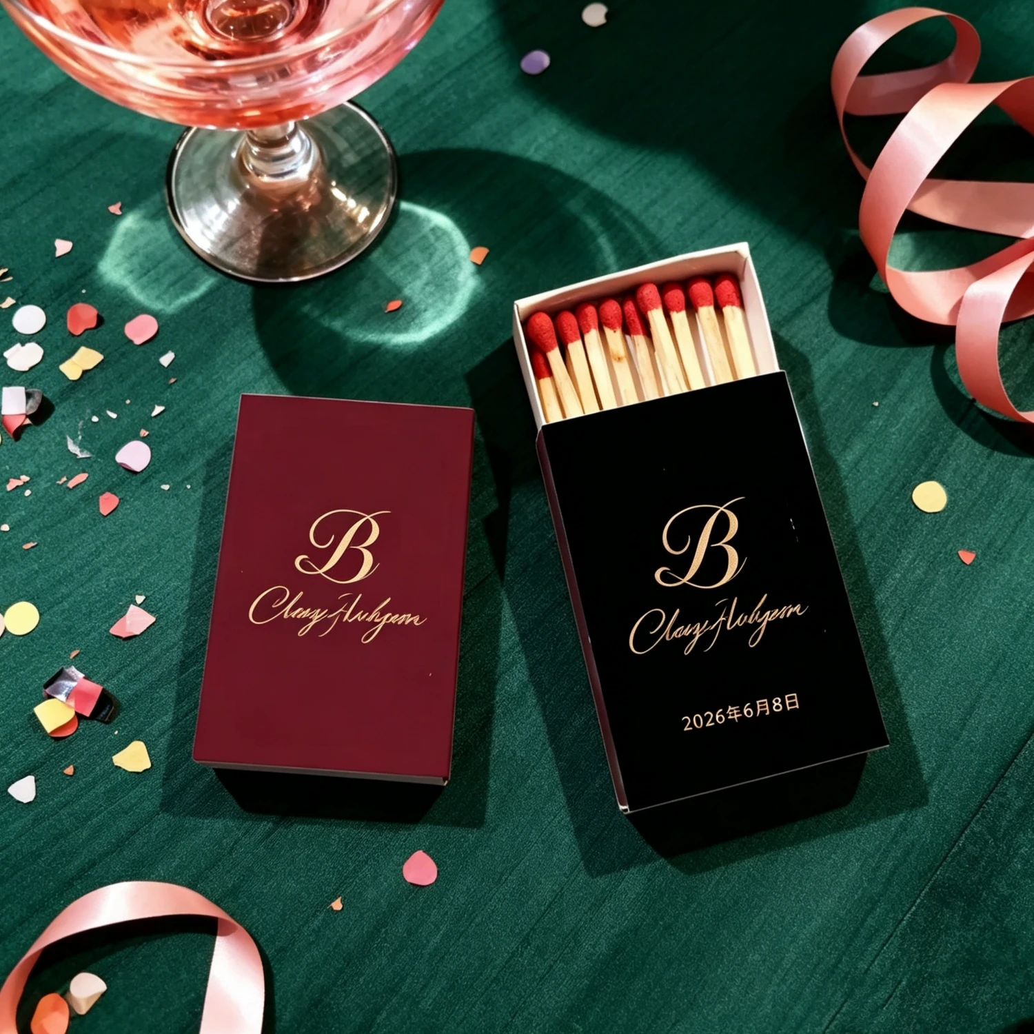 Custom Wedding Keepsake Matchboxes, Personalized Souvenir Match Boxes, Memorable Favours for Guests
Custom Wedding Keepsake Matchboxes, Personalized Souvenir Match Boxes, Memorable Favours for Guests