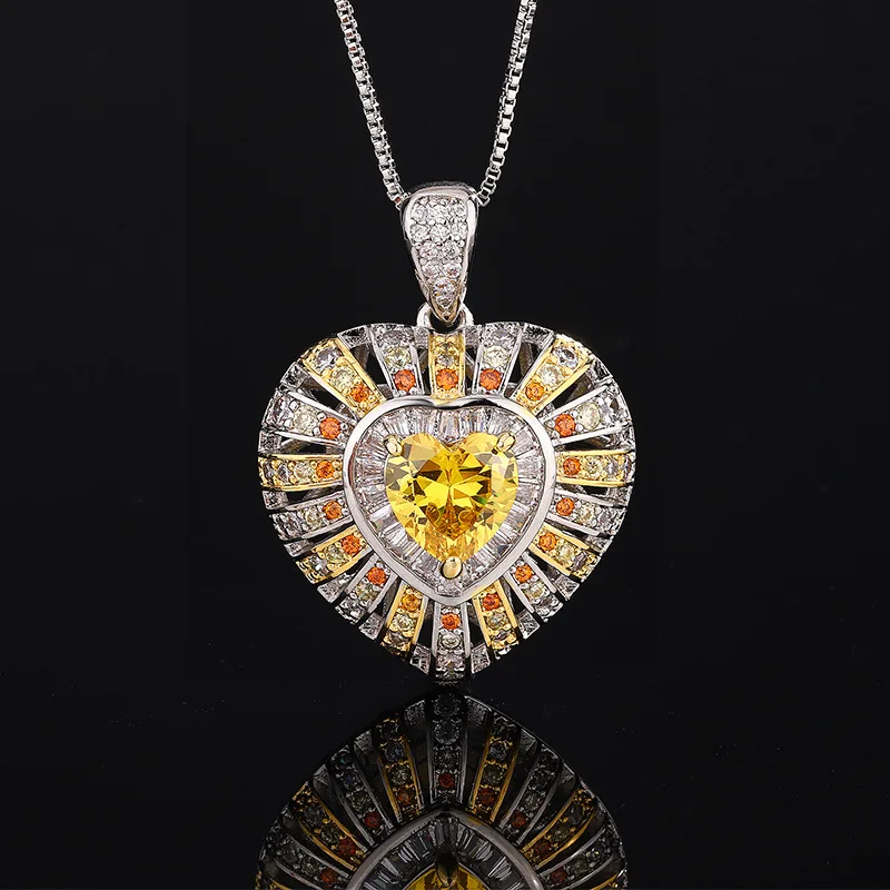 2024 New in Fashion Yellow 8*8mm Heart Shaped Crystal Adjustable Ring Necklace for Women Jewelry Beautiful Birthday Party Gift
2024 New in Fashion Yellow 8*8mm Heart Shaped Crystal Adjustable Ring Necklace for Women Jewelry Beautiful Birthday Party Gift