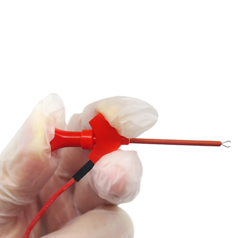 2PCS P1511B 20V/5A SMD IC Test Hook Clip Test Probe Multimeter Test Clip Internal Spring Silicone Cable 26AWG with 2mm Socket
2PCS P1511B 20V/5A SMD IC Test Hook Clip Test Probe Multimeter Test Clip Internal Spring Silicone Cable 26AWG with 2mm Socket
