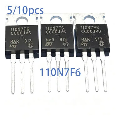 5/10PCS 110N7F6 STP110N7F6 TO-220 68V 110A MOSFET electronics in stock
5/10PCS 110N7F6 STP110N7F6 TO-220 68V 110A MOSFET electronics in stock