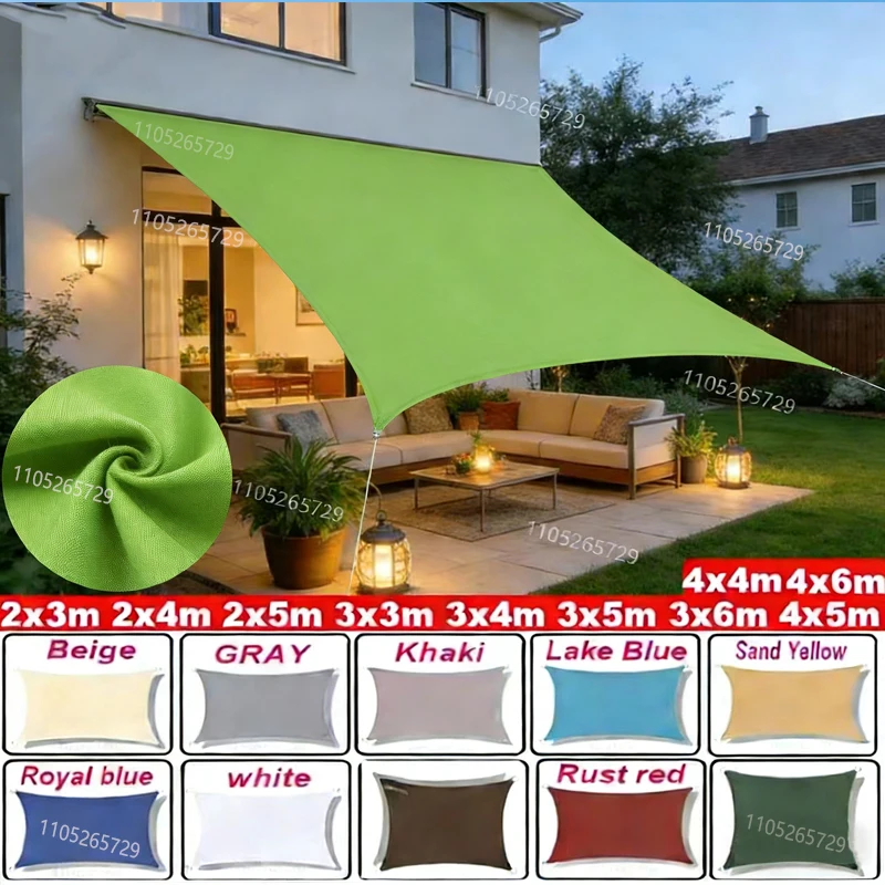 Уличный водонепроницаемый солнцезащитный тент-парус для сада и террасы, прямоугольный, с защитой от УФ-излучения, для кемпинга, пикников, пляжа
Уличный водонепроницаемый солнцезащитный тент-парус для сада и террасы, прямоугольный, с защитой от УФ-излучения, для кемпинга, пикников, пляжа