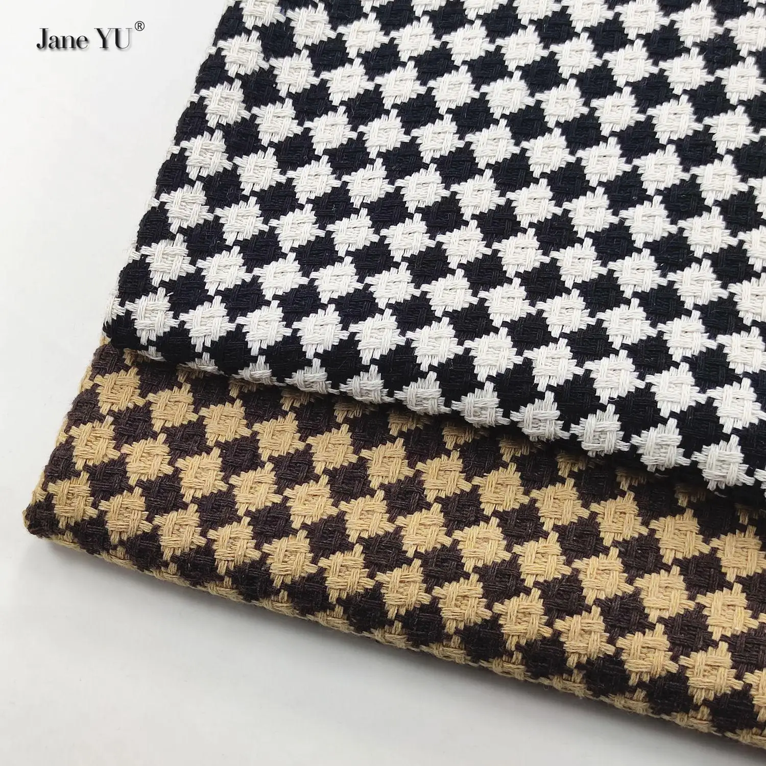 Two-color Diamond Plaid Fabric Autumn Winter Woolen Coat Shoes And Hats Luggage Pants Skirt Suit Blanket Fabric
Two-color Diamond Plaid Fabric Autumn Winter Woolen Coat Shoes And Hats Luggage Pants Skirt Suit Blanket Fabric