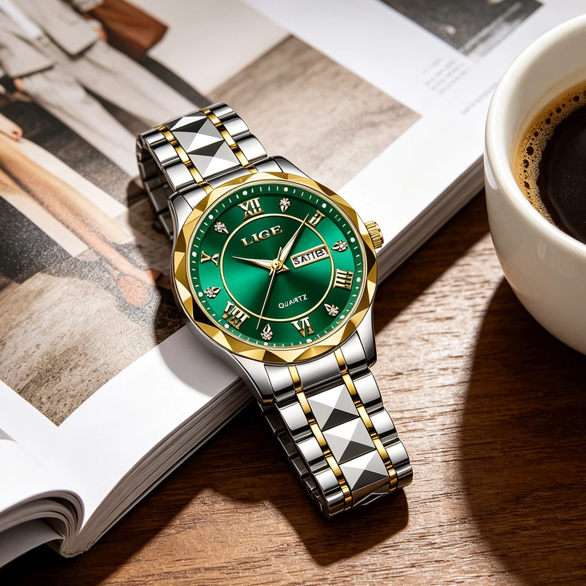 LIGE Luxury Fashion Man Clock Waterproof Luminous Date Week Men's Watches Quartz Stainless Steel Men Wristwatch Reloj hombre
LIGE Luxury Fashion Man Clock Waterproof Luminous Date Week Men's Watches Quartz Stainless Steel Men Wristwatch Reloj hombre