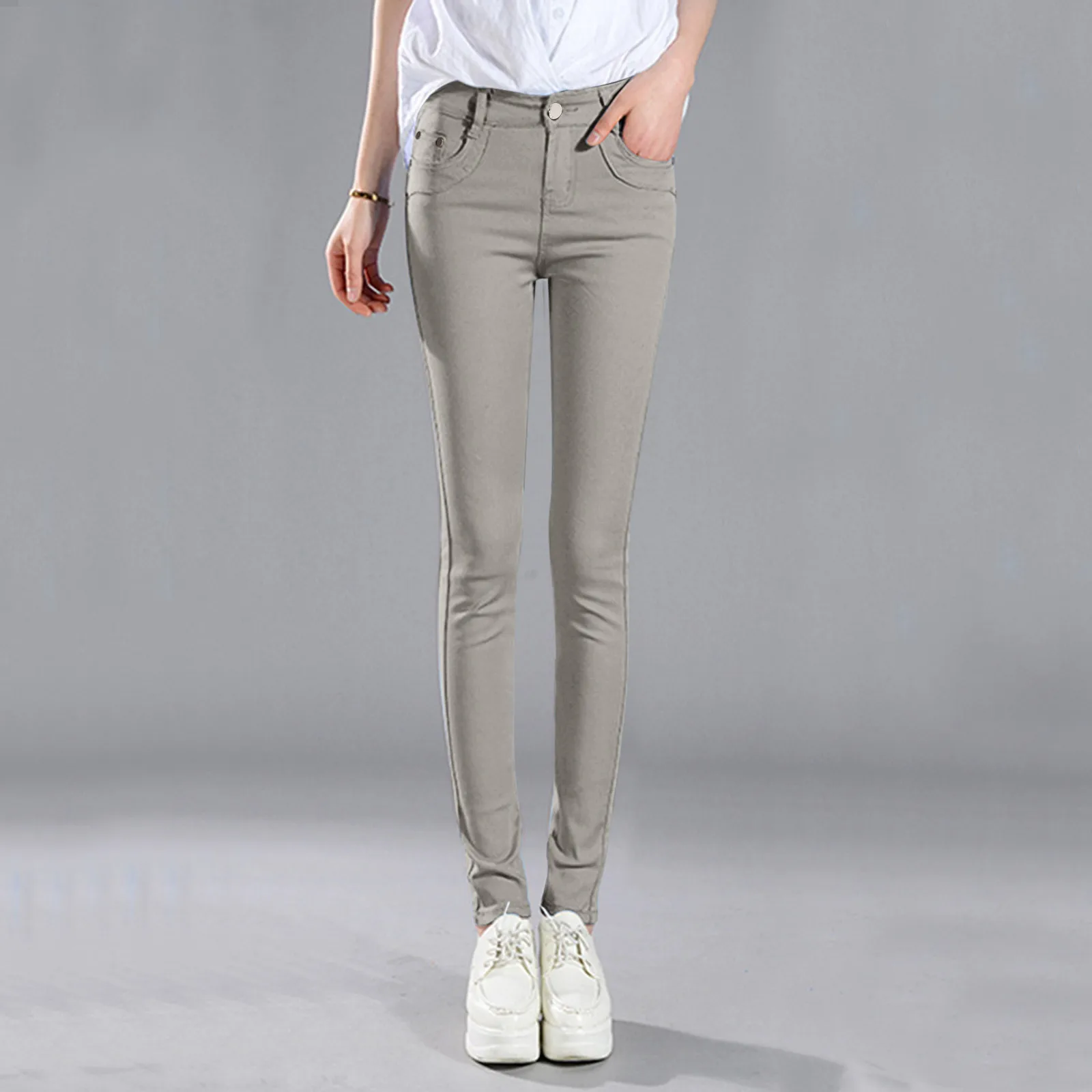  Summer Women's Pencil Jeans Oversize Solid Color Casual Cotton Leggings Trousers Office Slim Pantalones Elegant Stretch Jeans
Summer Women's Pencil Jeans Oversize Solid Color Casual Cotton Leggings Trousers Office Slim Pantalones Elegant Stretch Jeans