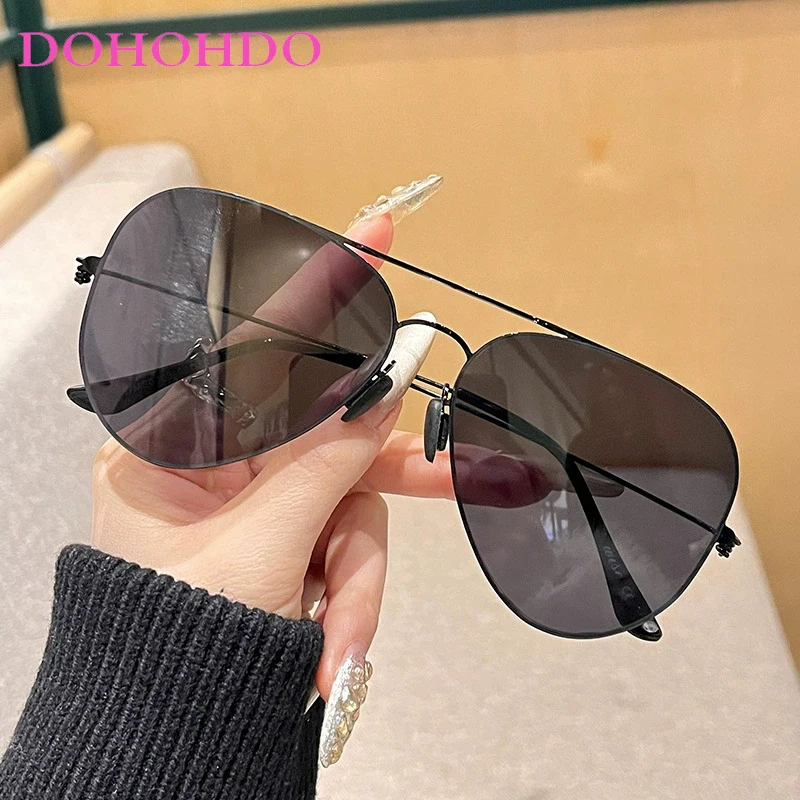 Fashion Retro Personality Double Bridge Pilot Sunglasses Men Women Luxury Brand Design Classic Driving Travel Sun Glasses UV400
Fashion Retro Personality Double Bridge Pilot Sunglasses Men Women Luxury Brand Design Classic Driving Travel Sun Glasses UV400