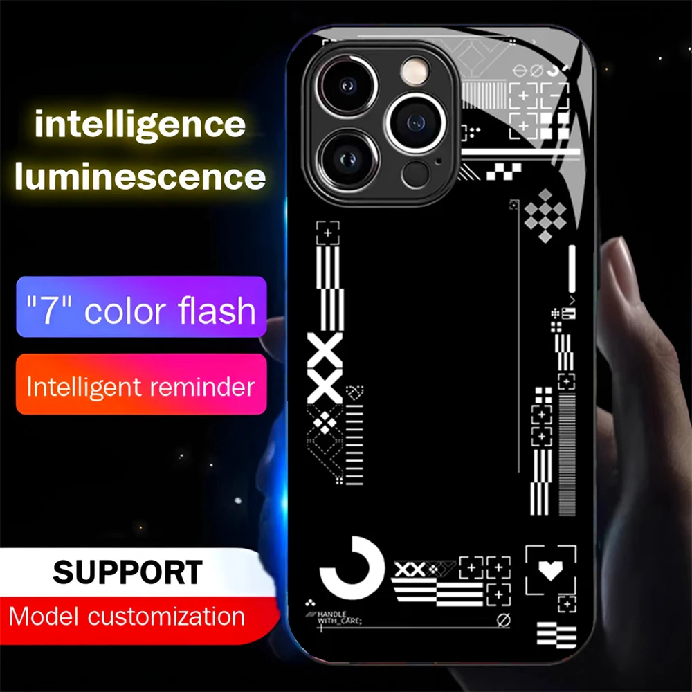 2026 Popular Fashion Luminous Glass LED Call Light Up Flash Phone Case Cover For Samsung S26 S25 S24 S23 S22 S21 Plus Ultra
2026 Popular Fashion Luminous Glass LED Call Light Up Flash Phone Case Cover For Samsung S26 S25 S24 S23 S22 S21 Plus Ultra