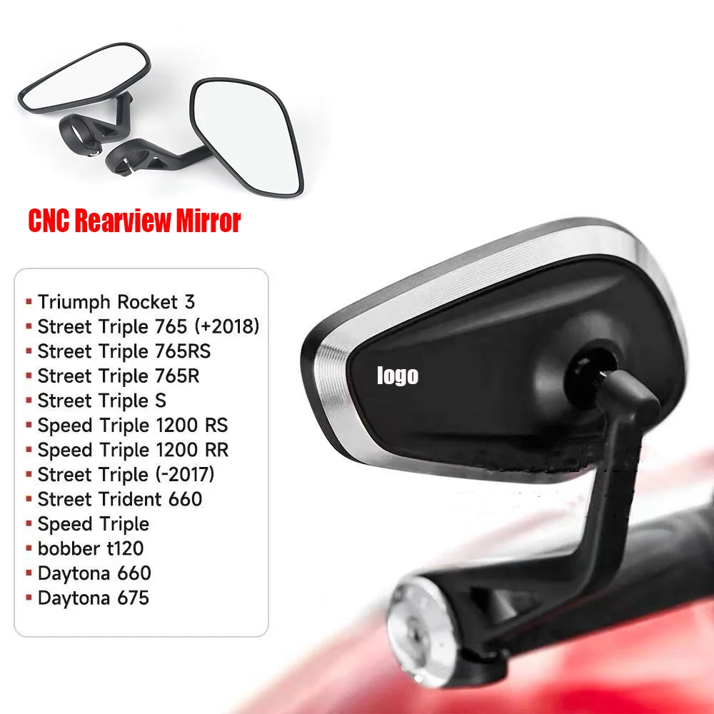 Motorcycle Handlebar Rearview Bar End Mirror For Rocket 3 Street Triple S 765 765RS 765R Trident 660 Speed Triple 1200RS 1200RR
Motorcycle Handlebar Rearview Bar End Mirror For Rocket 3 Street Triple S 765 765RS 765R Trident 660 Speed Triple 1200RS 1200RR