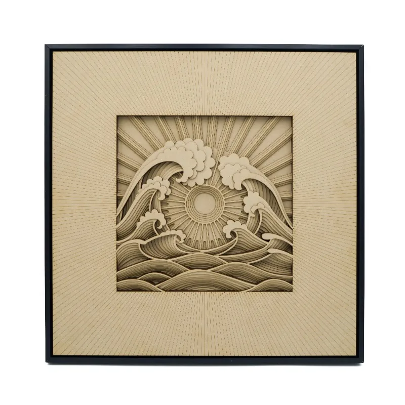 Creative three-dimensional Nordic wall hanging wall decoration Modern light luxury wall decoration, wood engraving prints
Creative three-dimensional Nordic wall hanging wall decoration Modern light luxury wall decoration, wood engraving prints