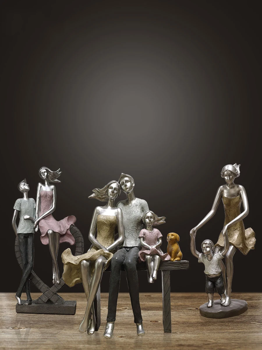 Modern Resin Figure Family Love Ornaments Home Livingroom Table Figurines Crafts Office Desktop Furnishing Decor Wedding Gifts
Modern Resin Figure Family Love Ornaments Home Livingroom Table Figurines Crafts Office Desktop Furnishing Decor Wedding Gifts